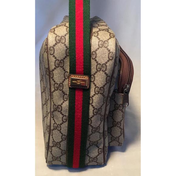 GUCCI Vintage Monogram Customized Ladybug Reporter Messenger Shoulder Bag - Picture 3 of 9